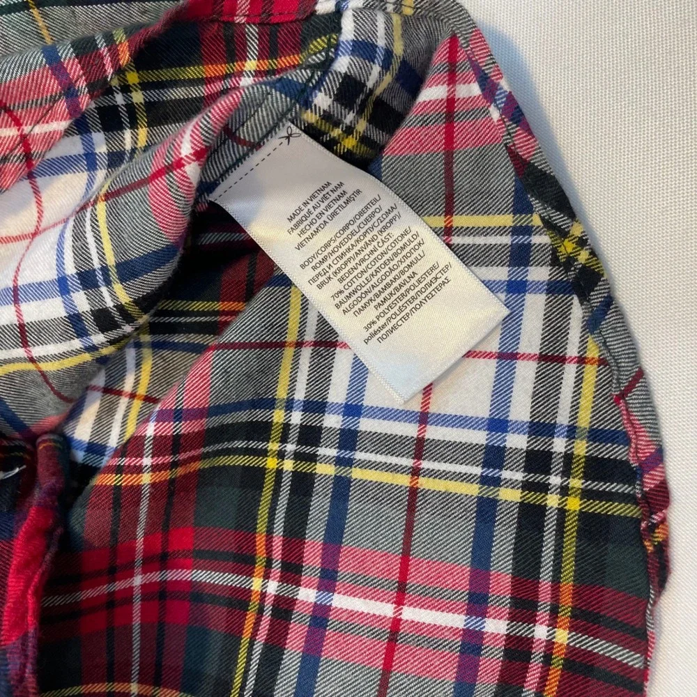 Polo Ralph Lauren Kids Plaid Patchwork Button‎ Down Shirt Long Sleeve Size 5